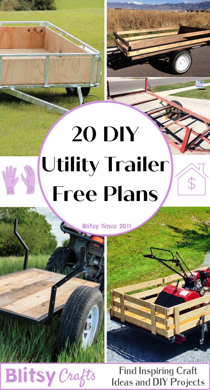 diy utility trailer plans