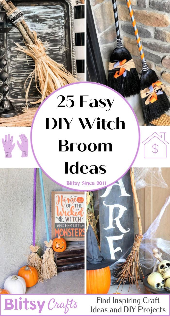 diy witch broom ideas