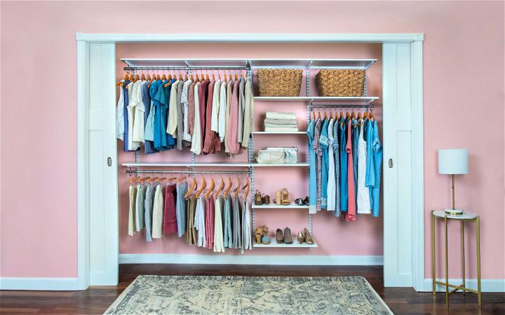 easy diy closet shelves