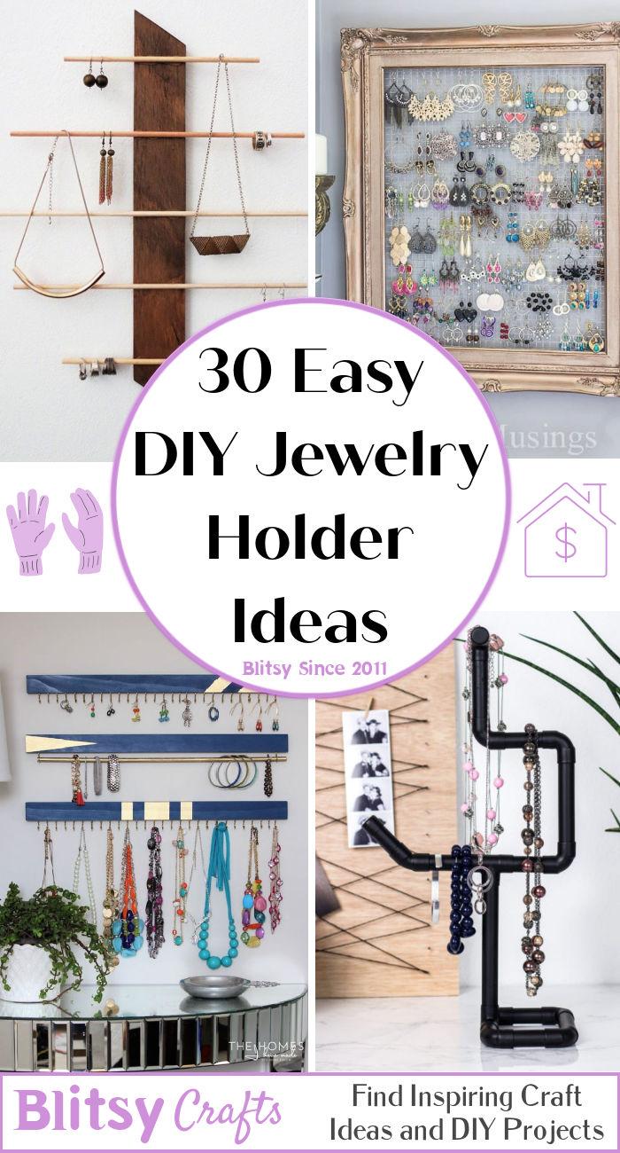 easy diy jewelry holder