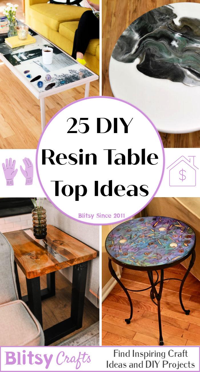 easy diy resin table top ideas