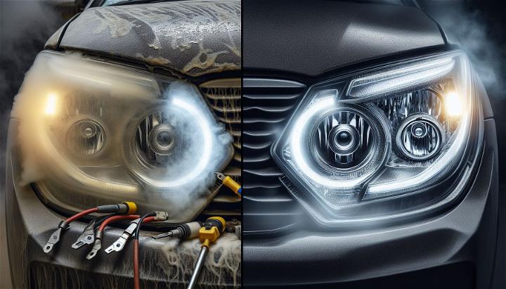 how to clean headlights at home