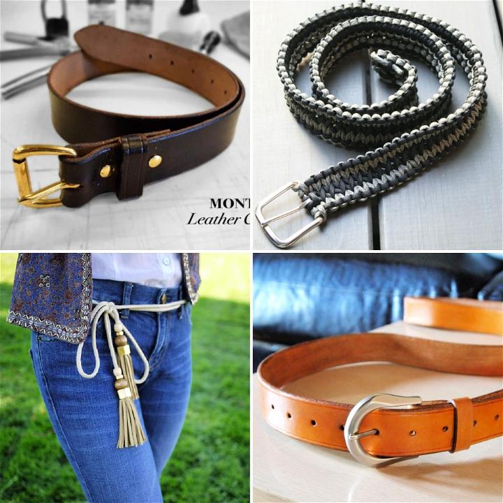 how to make a belt