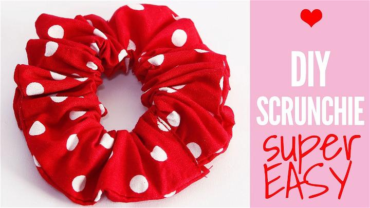 how to make a scrunchie