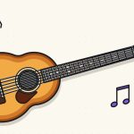 How to Draw a Guitar Step by Step (Easy Acoustic Sketch)