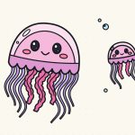 How to Draw a Jellyfish Step by Step (Cute, Easy Guide)