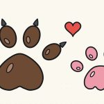 How to Draw a Paw Print Step by Step (Dog and Cat)