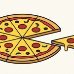 How to Draw a Pizza Step by Step (Easy, with a Cheesy Slice)