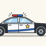 How to Draw a Police Car Step by Step (Easy for Kids)