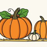 How to Draw a Pumpkin Step by Step (Easy Autumn Still Life)