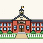 How to Draw a School Step by Step (Easy Front View)