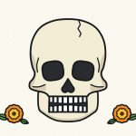 How to Draw a Skull Step by Step (Easy Front View)