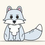 How to Draw an Arctic Fox Step by Step (Easy for Beginners)