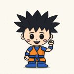 How to Draw Goku Step by Step (Easy Chibi Version)