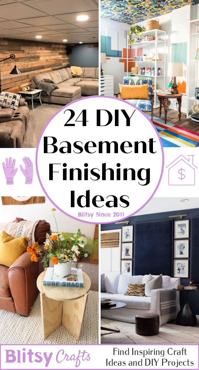 24 DIY Basement Finishing Ideas