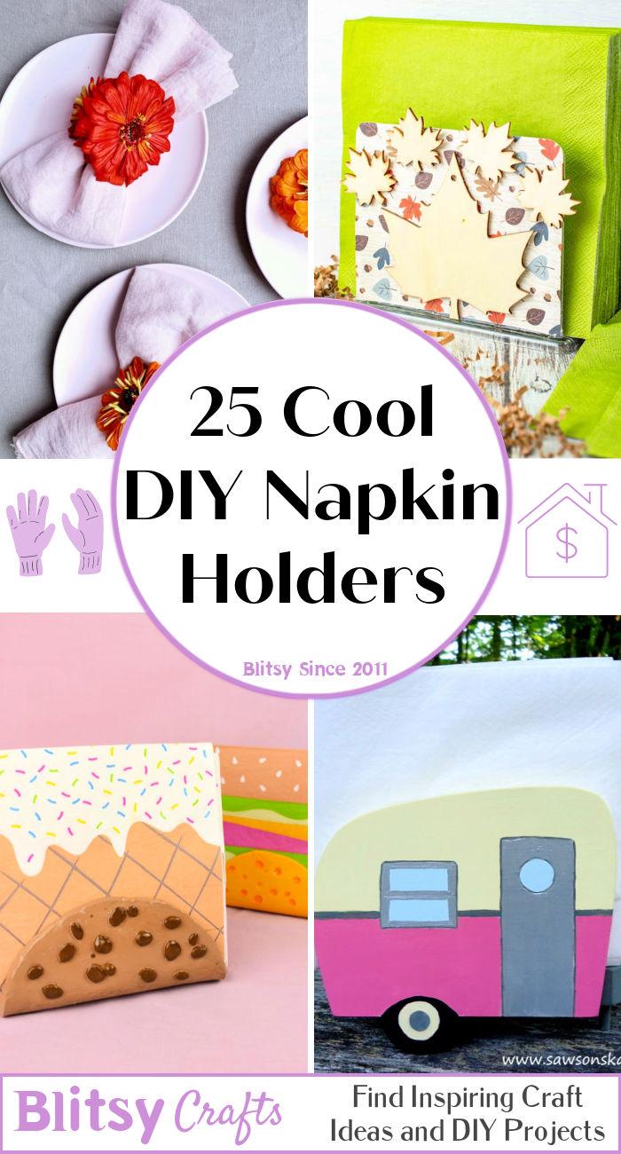 25 Cool DIY Napkin Holders