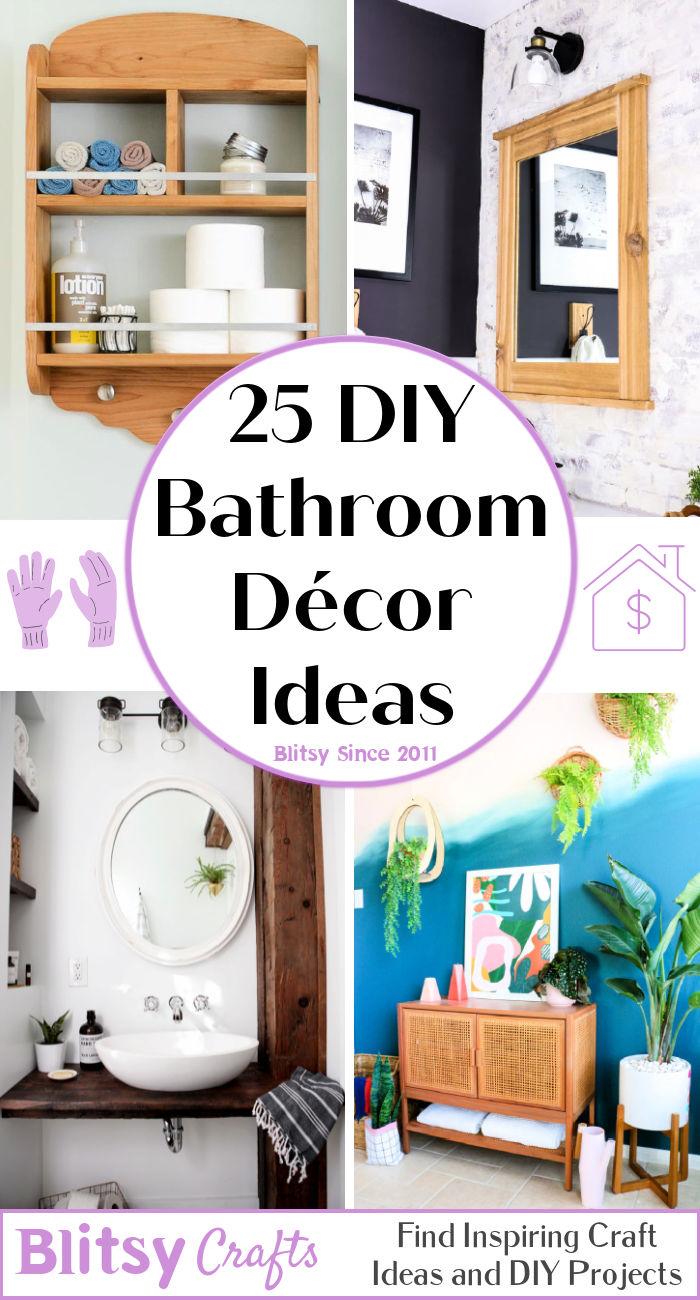 25 DIY Bathroom Decor Ideas