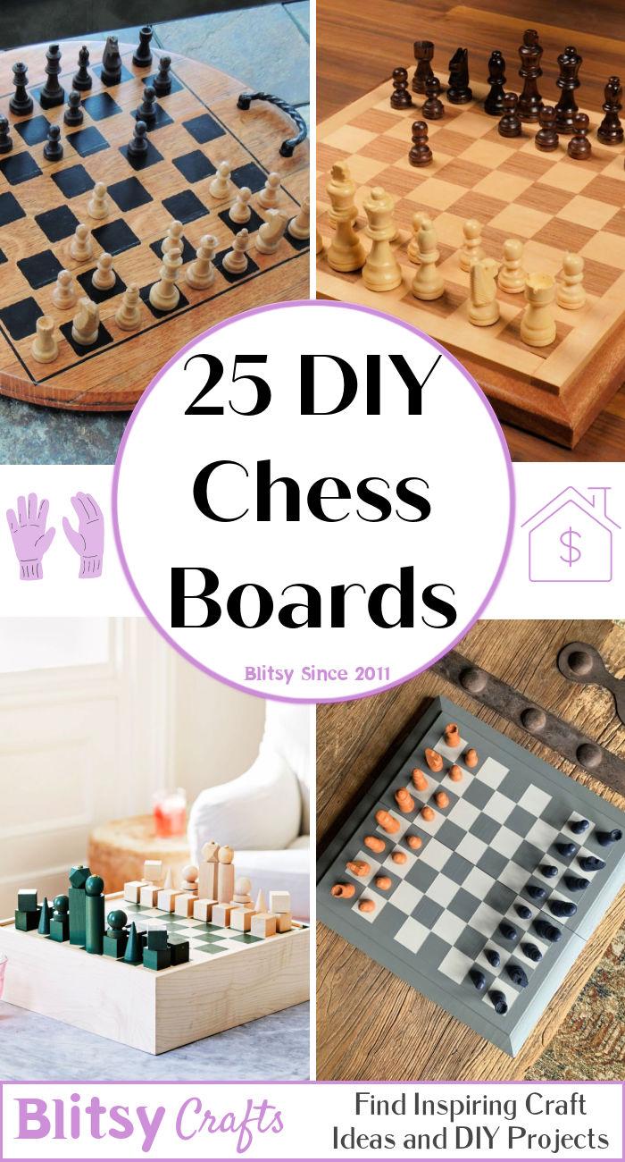 25 DIY Chess Board Ideas