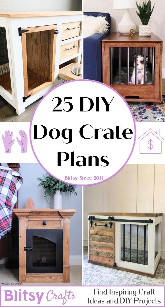 25 DIY Dog Crate Plans