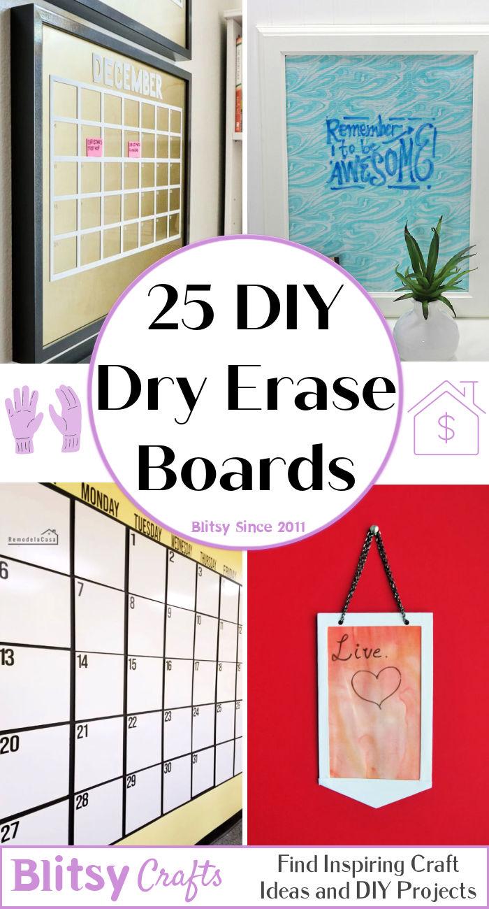 25 DIY Dry Erase Board Ideas