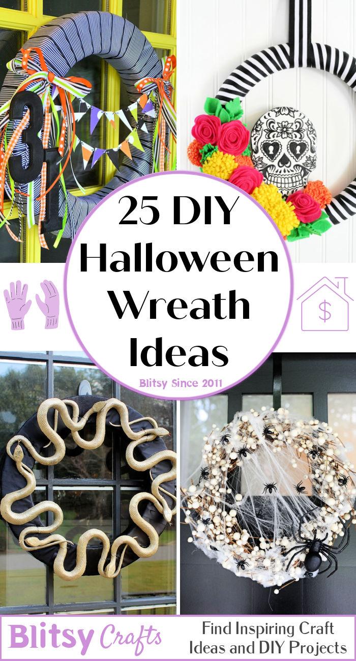 25 Best DIY Halloween Wreath Ideas To Welcome Scarily