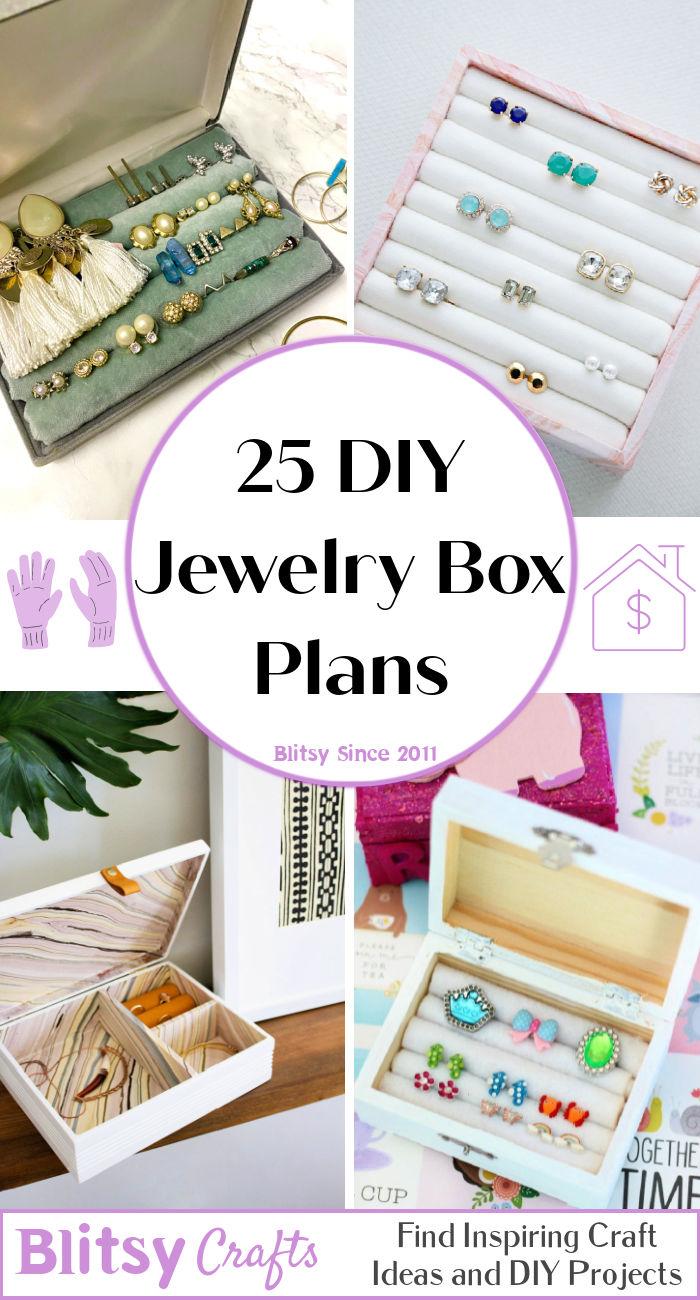 25 DIY Jewelry Box Plans