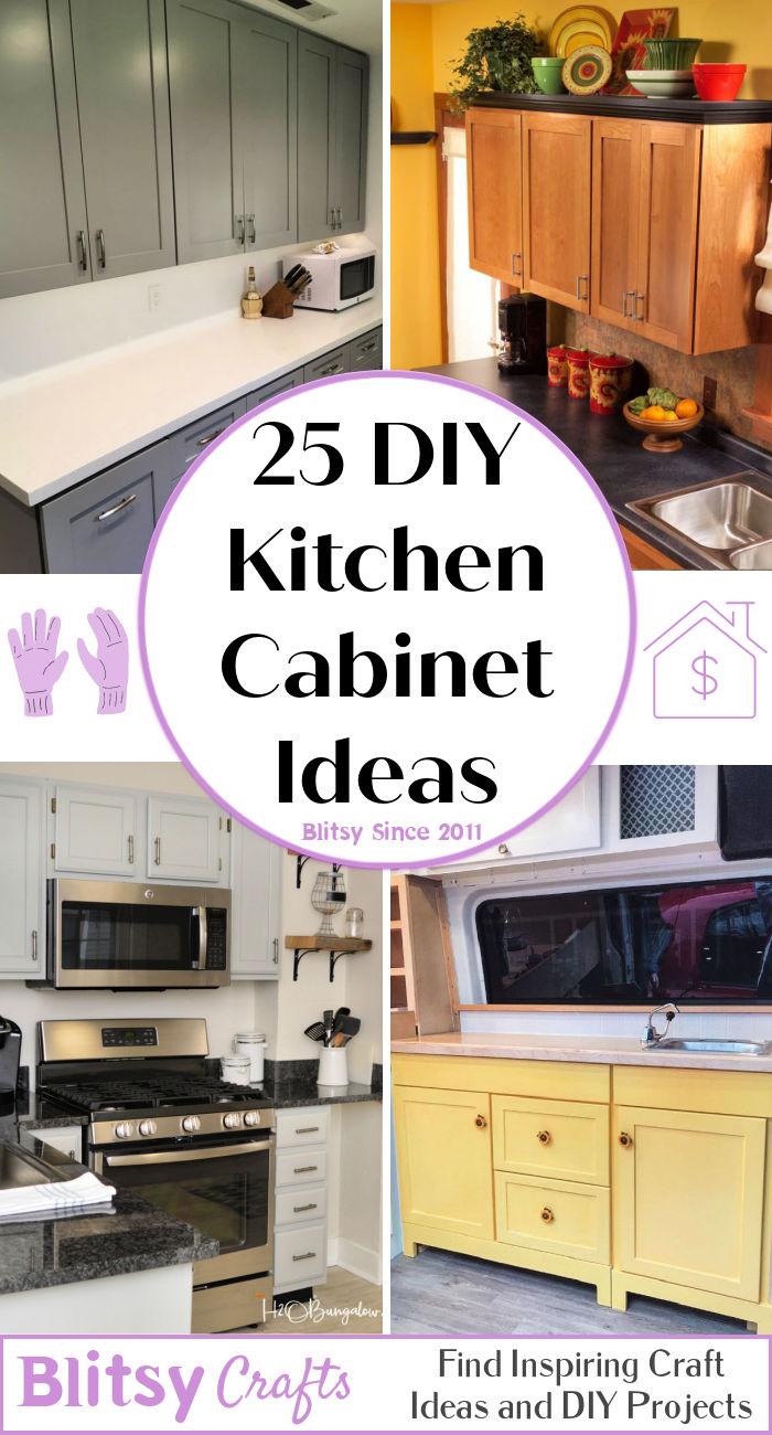 DIY Kitchen Cabinets to Upgrade Your Kitchen