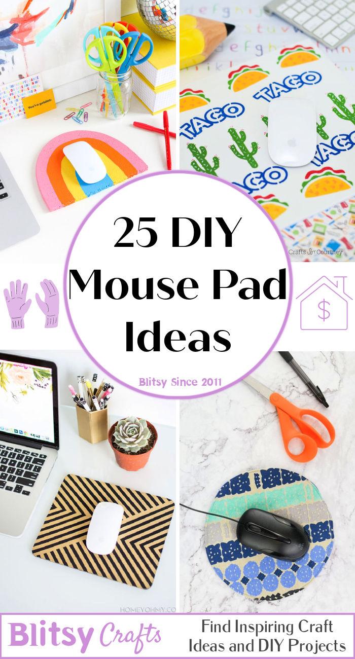 25 DIY Mouse Pad Ideas