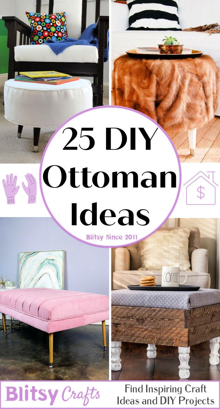 25 DIY Ottoman Ideas
