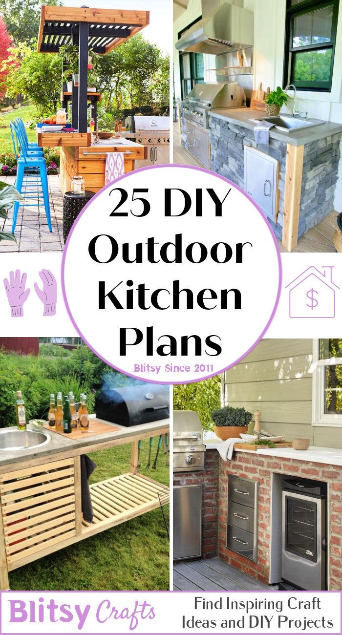 Easy outdoor outlet kitchens