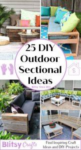 25 DIY Outdoor Sectional Plans - Free DIY Patio Sofa