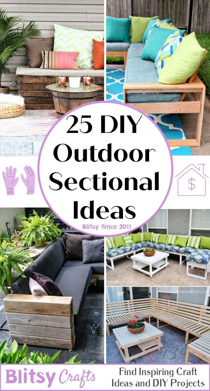 25 DIY Outdoor Sectional Plans Free DIY Patio Sofa   25 DIY Outdoor Sectional Ideas 