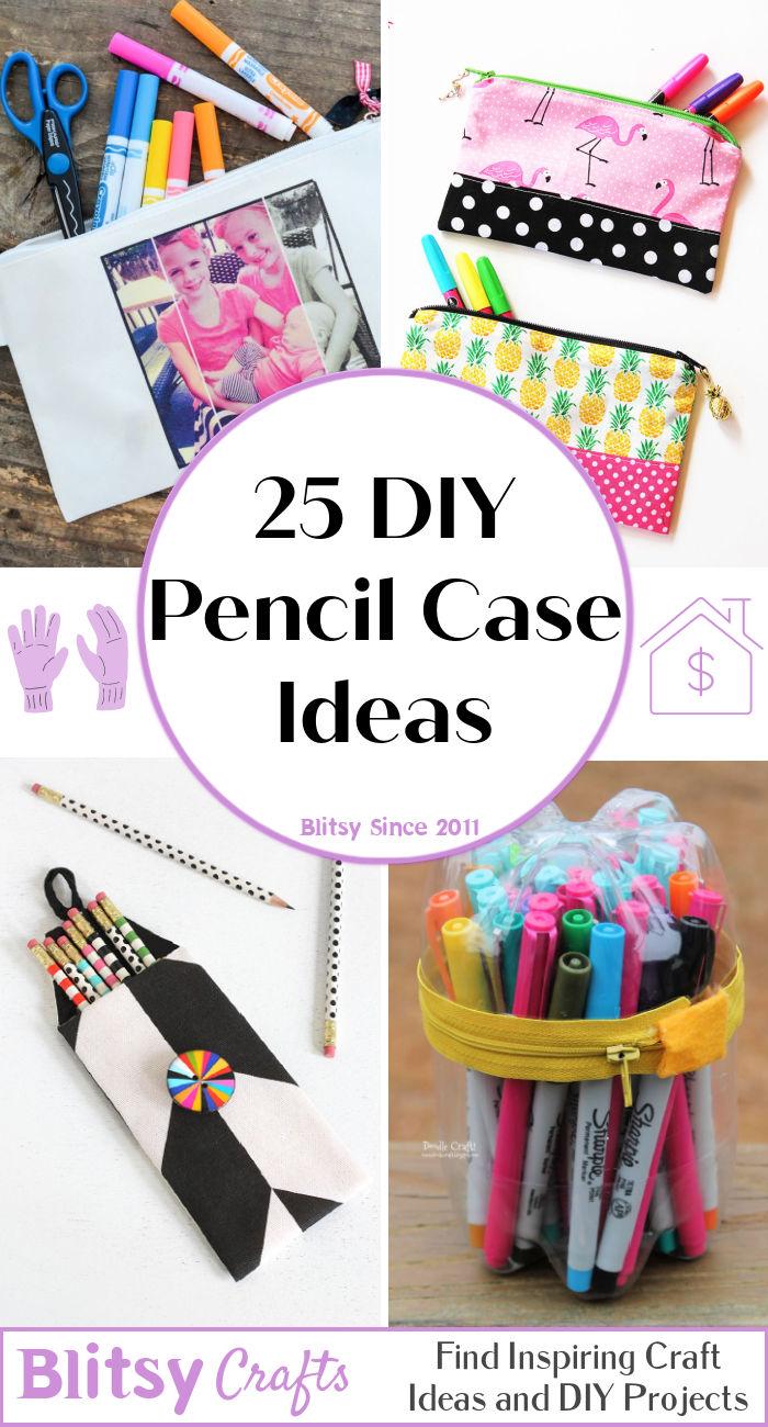 DIY pencil case: (25 free patterns and ideas)