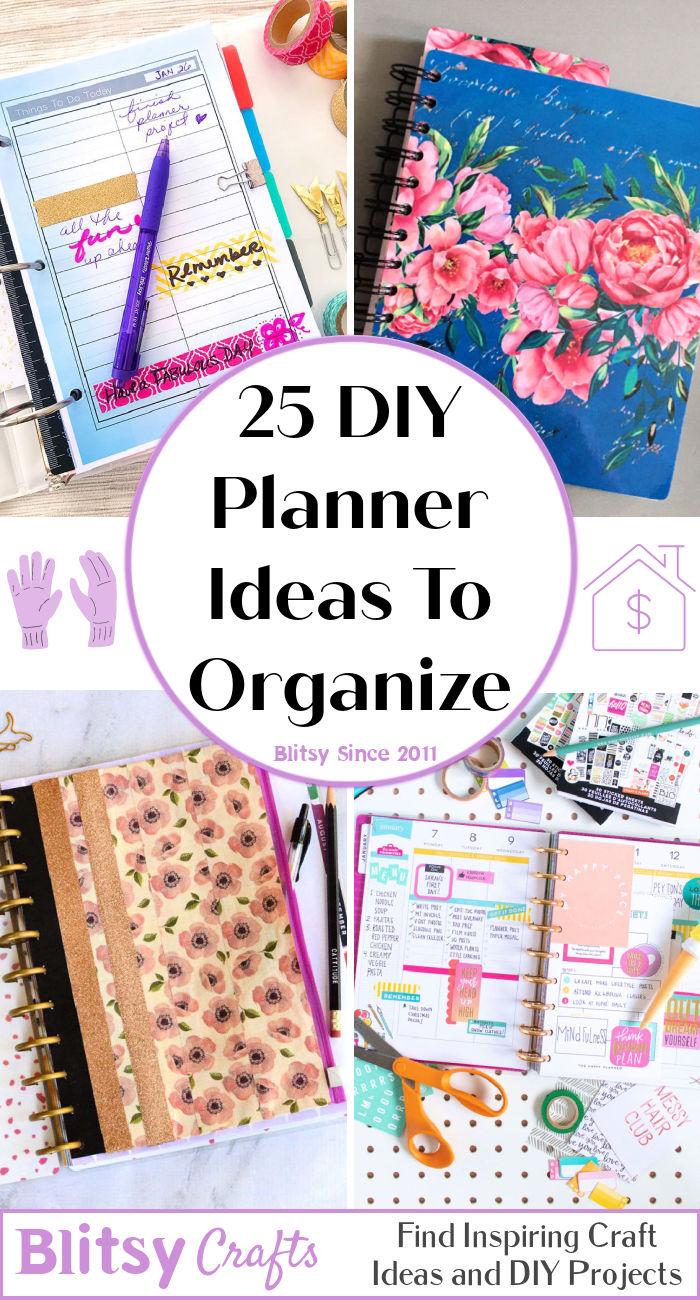 25 DIY Planner Ideas to Organize