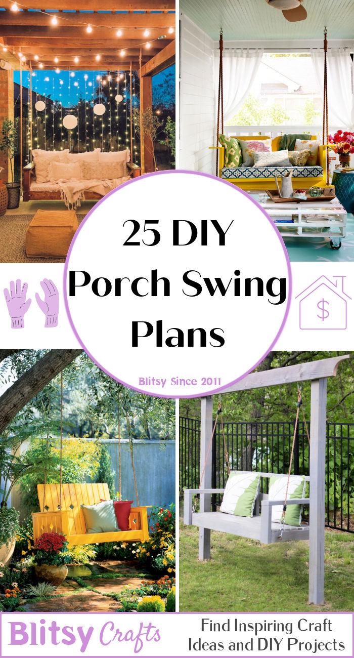 25 DIY Porch Swing Plans