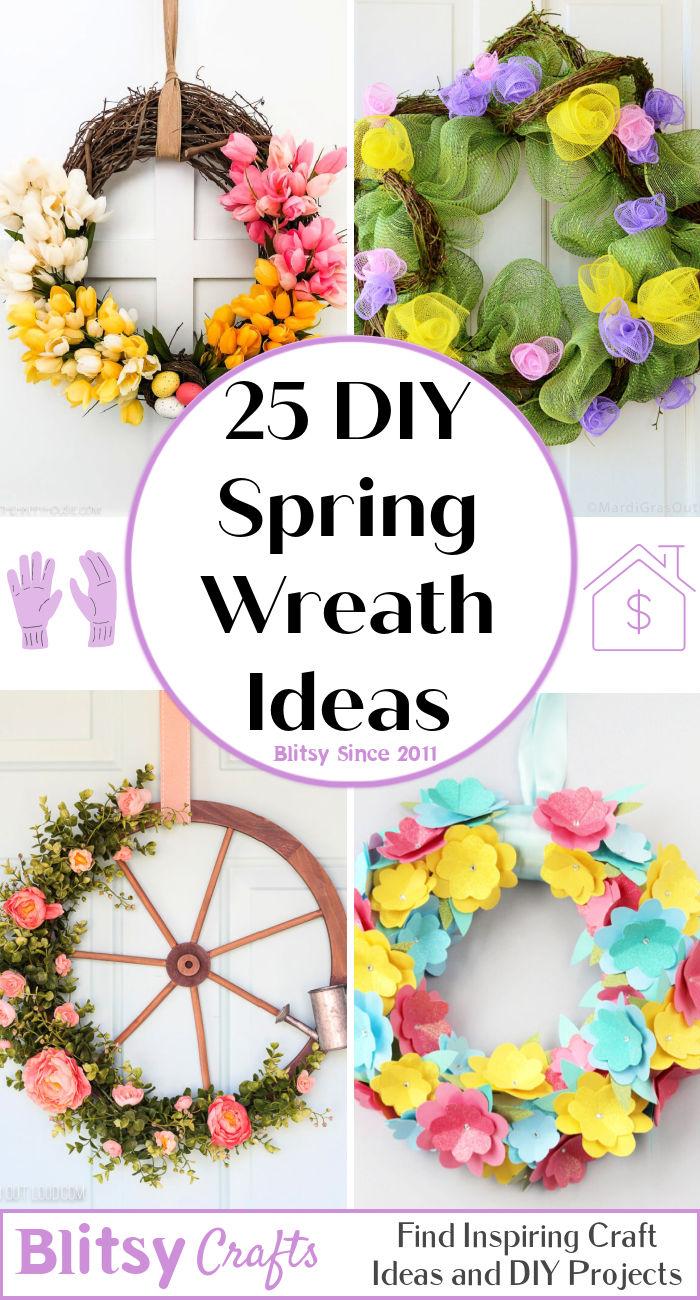 25 DIY Spring Wreath Ideas