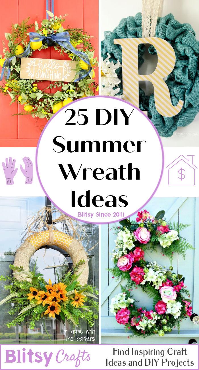25 DIY Summer Wreath Ideas