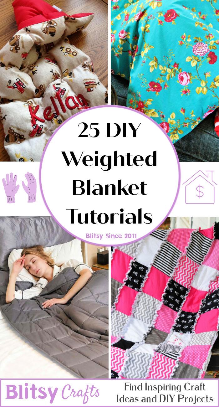 25 DIY Weighted Blanket Tutorials