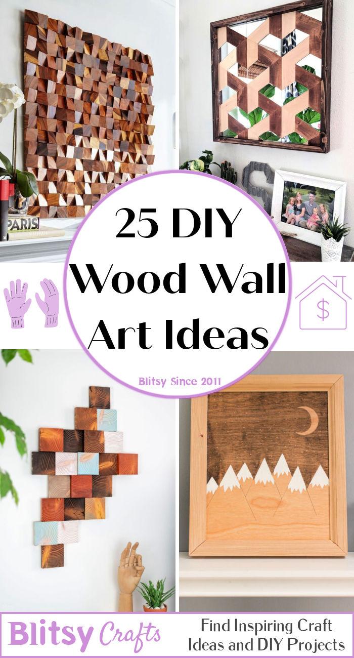 25 DIY Wood Wall Art Ideas