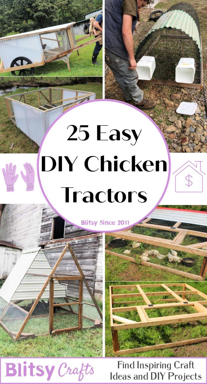 25 Easy DIY Chicken Tractors