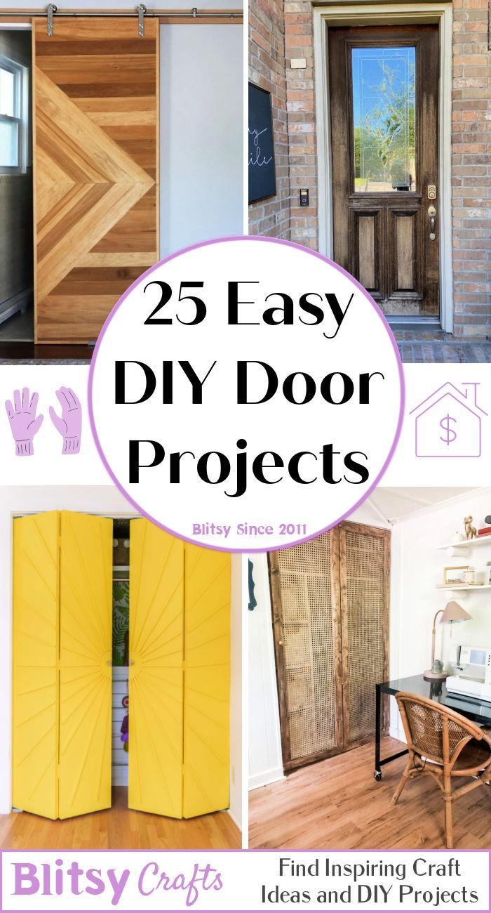 25 Easy DIY Door Projects