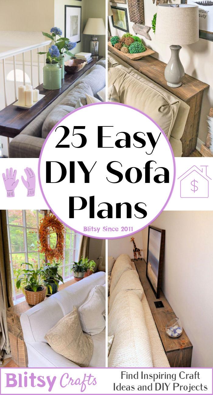 25 Easy DIY Sofa Plans