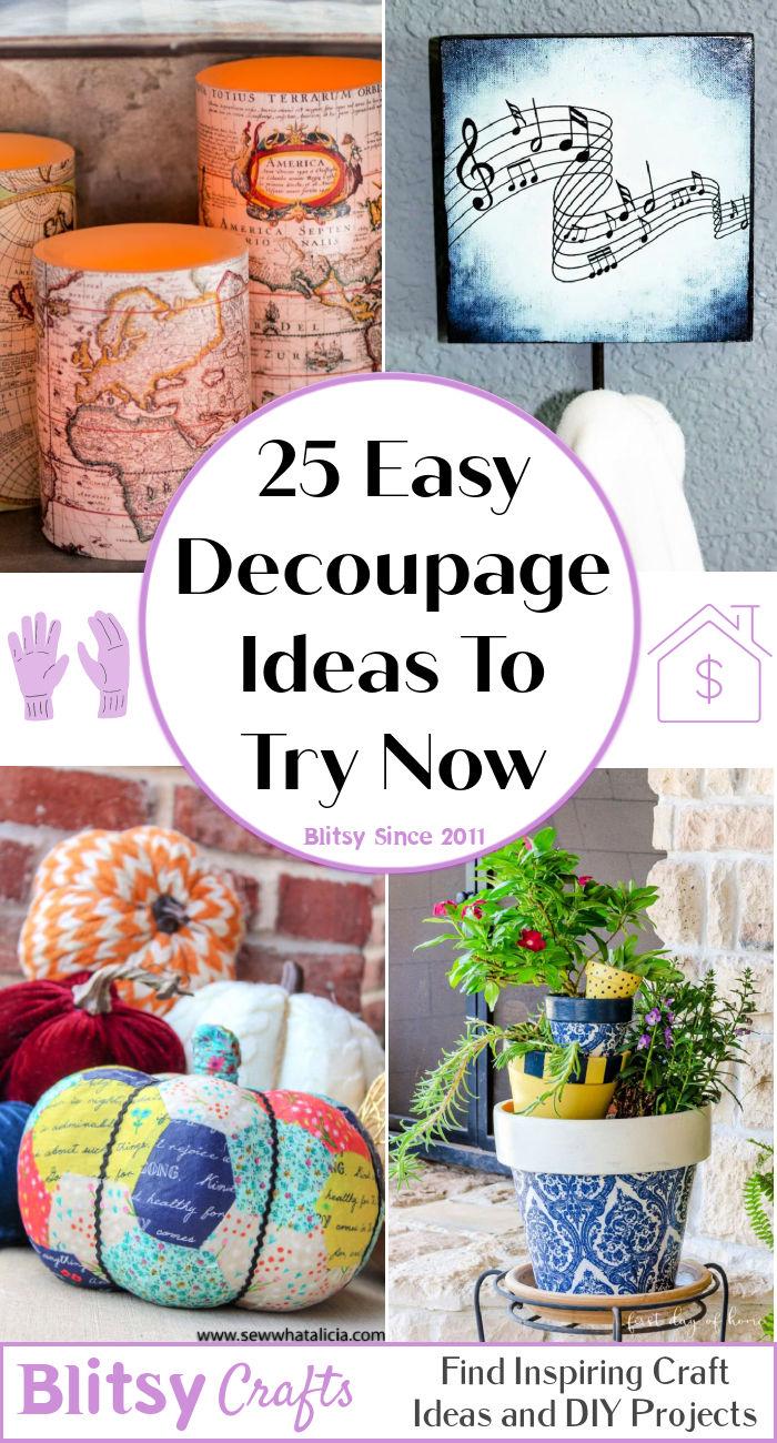 30 Amazing Decoupage Ideas You Will to Try