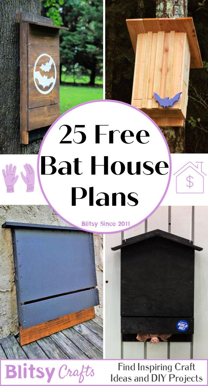 25 Free Bat House Plans