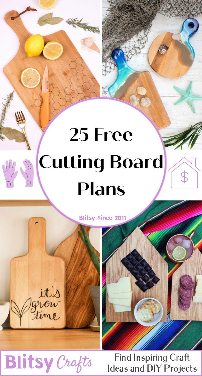 25 Free Cutting Board Plans