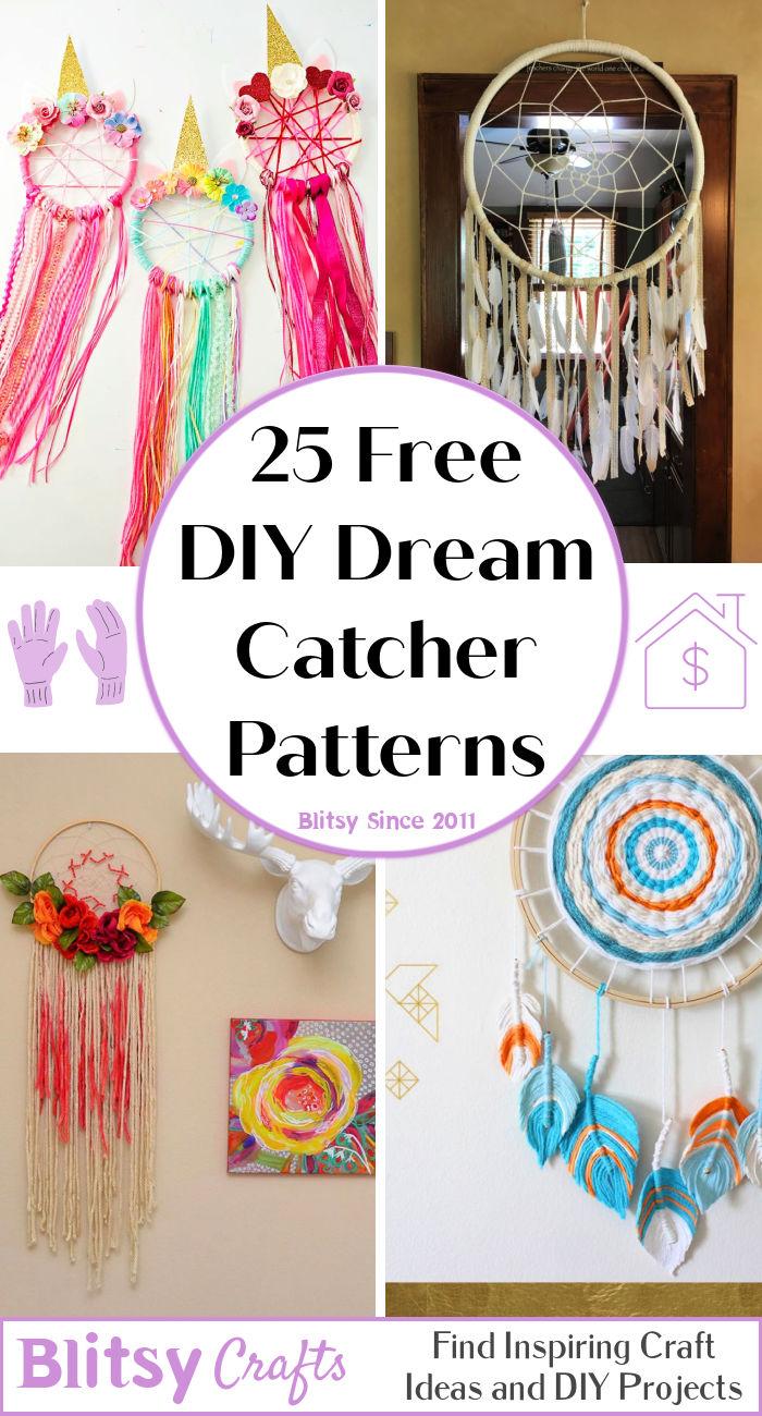 25 Free DIY Dream Catcher Patterns