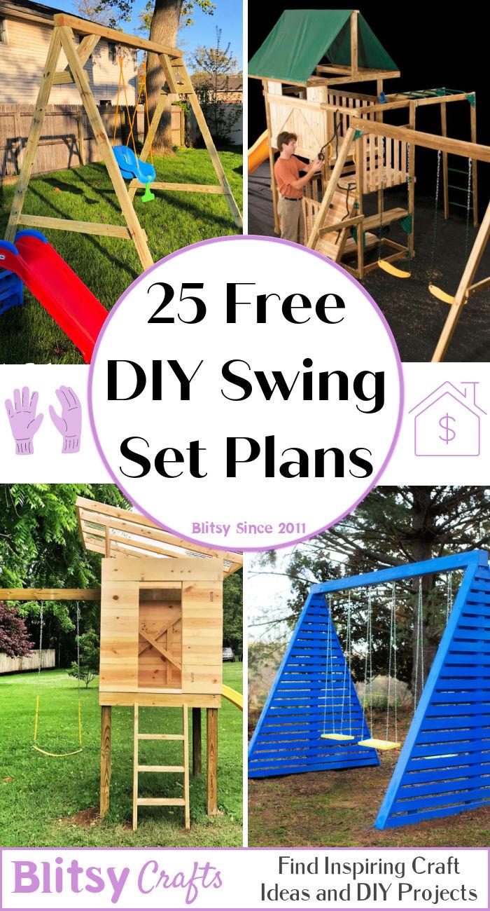 25 Free DIY Swing Set Plans