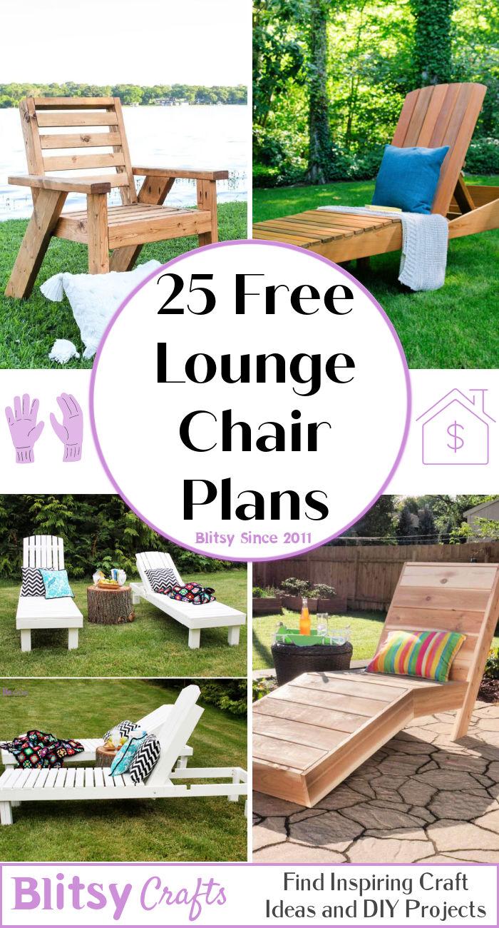 adirondack chaise lounge chair plans