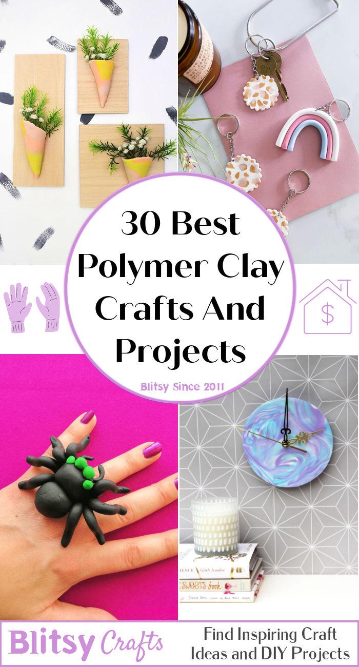 30 Best Polymer Clay Ideas and Crafts for Beginners - Blitsy