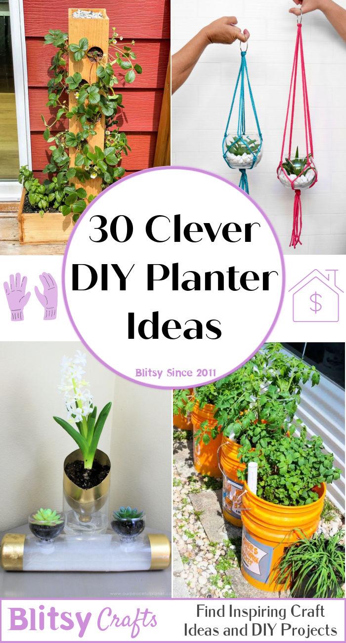 30 Beautiful DIY Planters You Can Make From Scratch